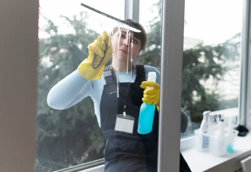 Nettoyage de vitres intérieures et extérieures à Valfleury